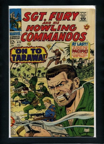 Sgt. Fury #49 F/VF 1967 Marvel 1st Rolfe Harrison Comic Book